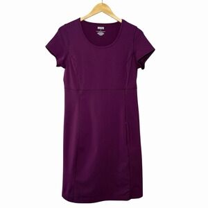 Duluth Trading Co Womens NoGA Stretch Athletic Dress Size S Purple Athleisure